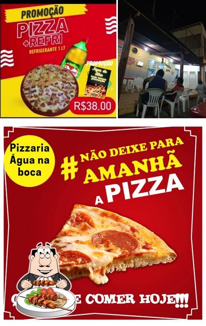 Platos en Pizzaria Água Na Boca