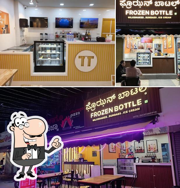 The interior of Frozen Bottle - Milkshakes, Desserts, and Ice Cream