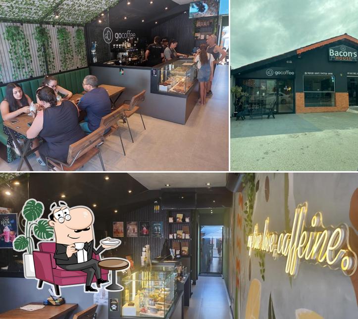 O interior do Gocoffee Eloy Chaves
