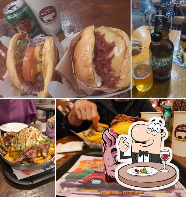 Comida em Porco Atrevido