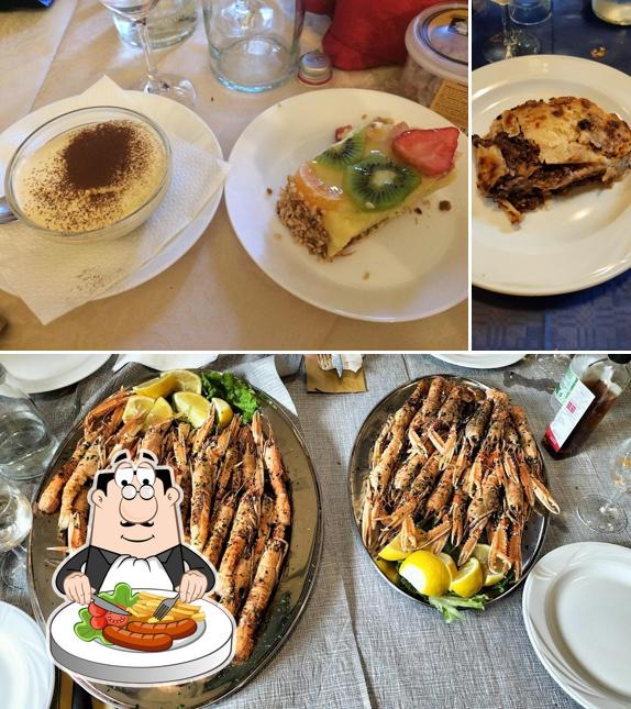 Platti al Trattoria da Mauro