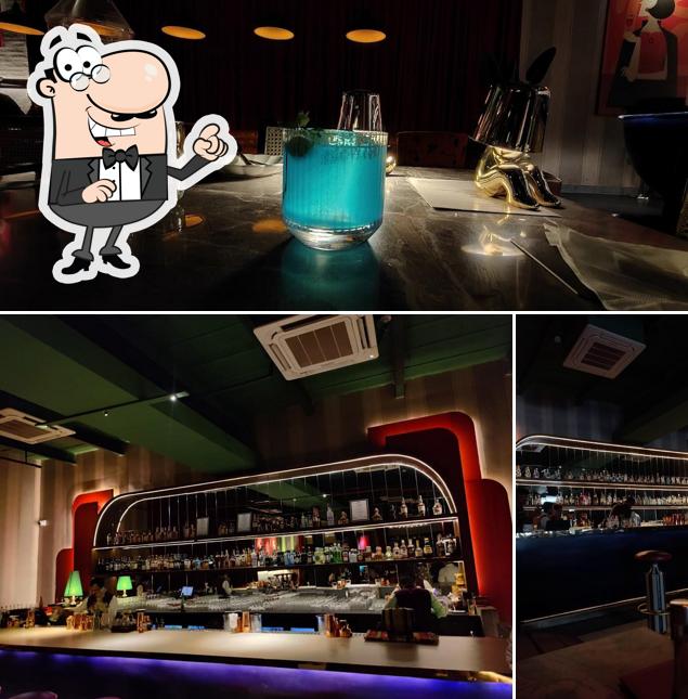 The interior of Little Bit Sober