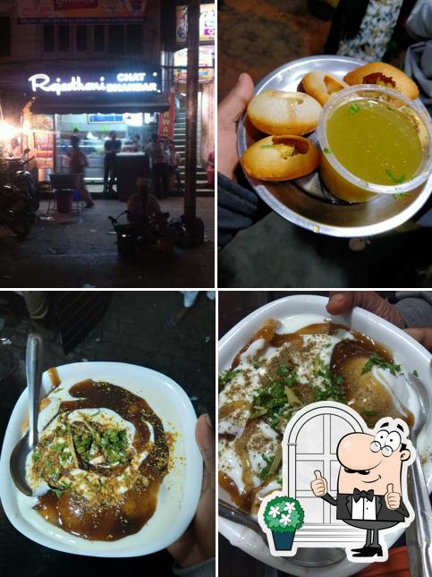 The exterior of Rajasthani chat Bhandar (Katra Ahluwalia)