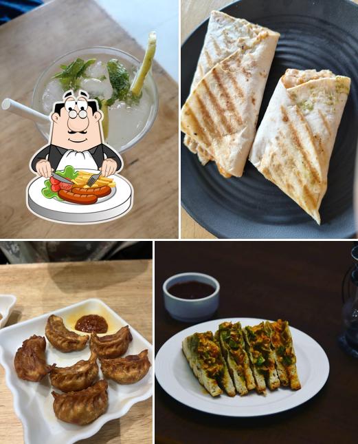 Food at The Sandwich Club Sandwiches, Burgers, Momos, Wraps, Brownies, Pasta and Pizza