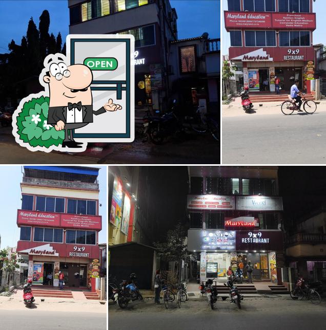 Check out how 9x9 Restaurant looks outside