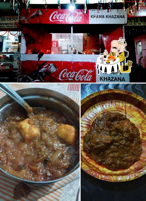 Take a look at the photo showing food and beverage at "G" KHANA KHAZANA