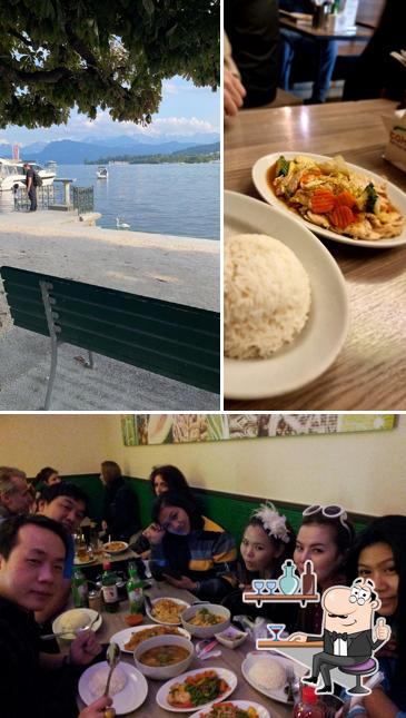 Dai un’occhiata alla immagine che mostra la interni e tavolo da pranzo di Takrai