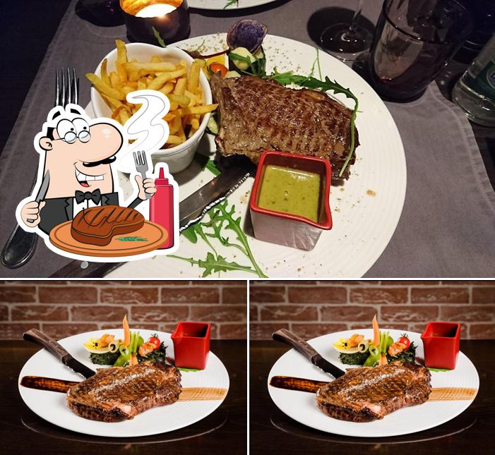 Ordina i piatti di carne a Balthasar Restaurant & Grill