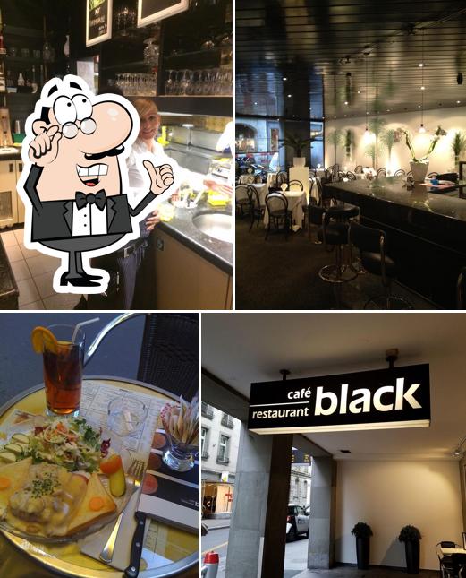 Gli interni di Café Restaurant Black