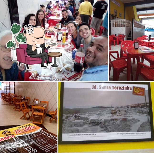 O interior do Pastelaria Zé Loko