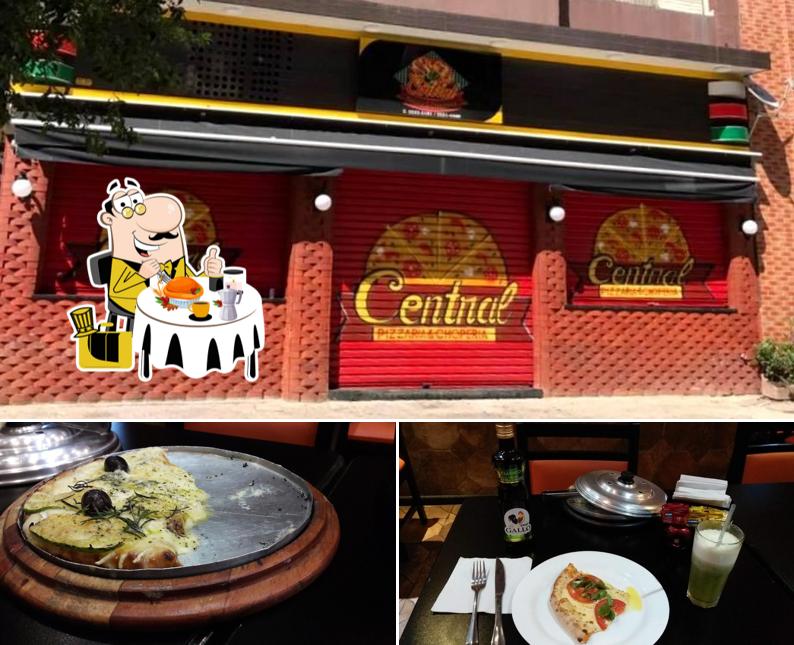 Escargots em Pizzaria Central