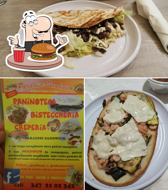Prenditi un hamburger a Paradise Sandwich