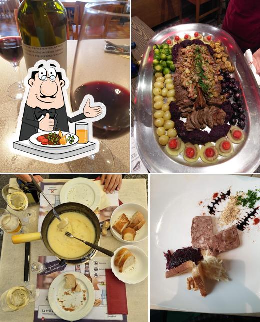 Cibo al Hotel Restaurant du chemin de fer