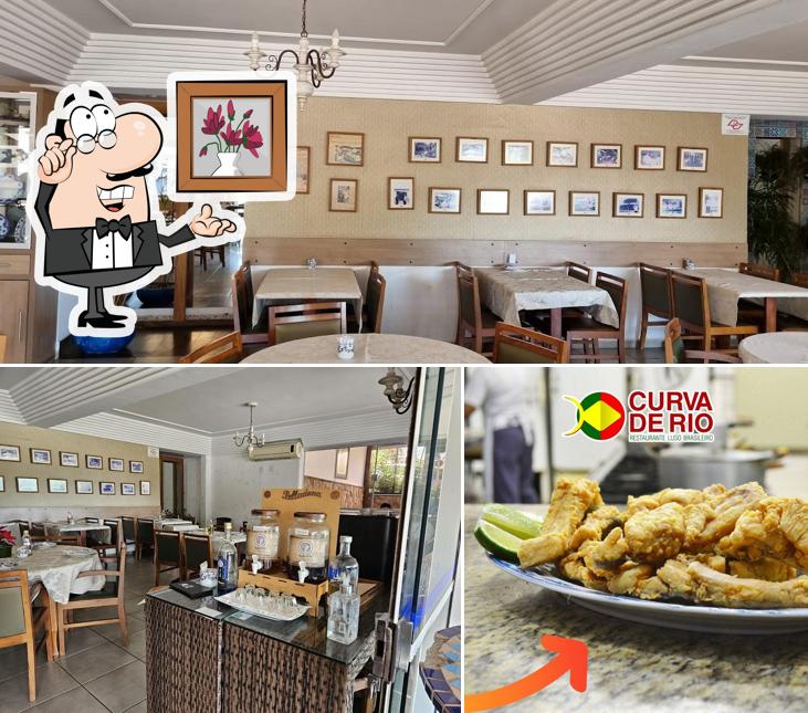 Veja imagens do interior do Restaurante Curva de Rio