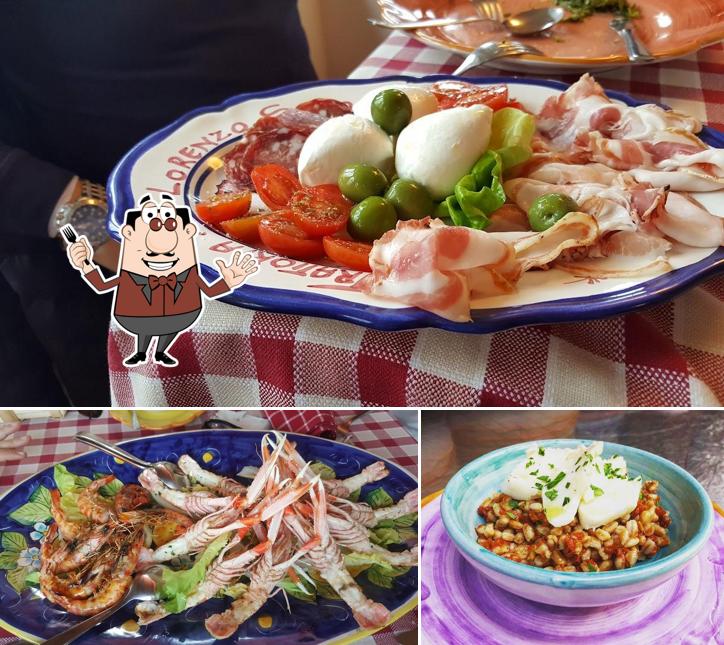 Platti al Trattoria Da Lorenzo