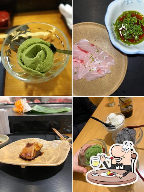 Comida em Shin-Zushi 新寿司