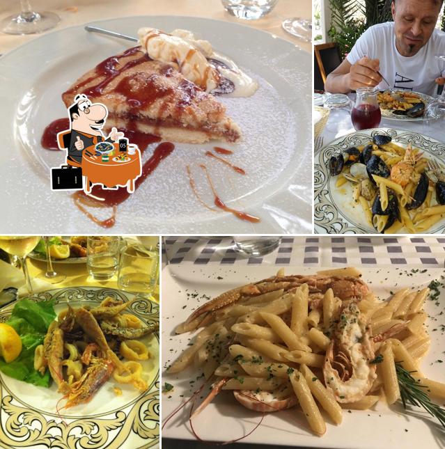 I clienti di Tender possono godersi diversi pasti di mare