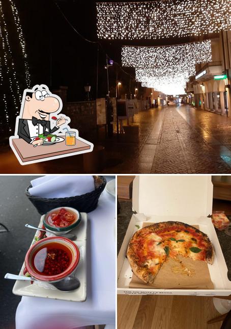 Tra le varie cose da Café Nizza si possono trovare la cibo e esterno