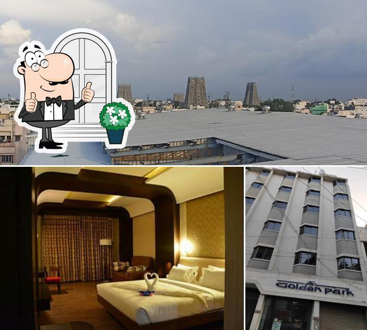 The outside area is an important feature of Hotel The Golden Park