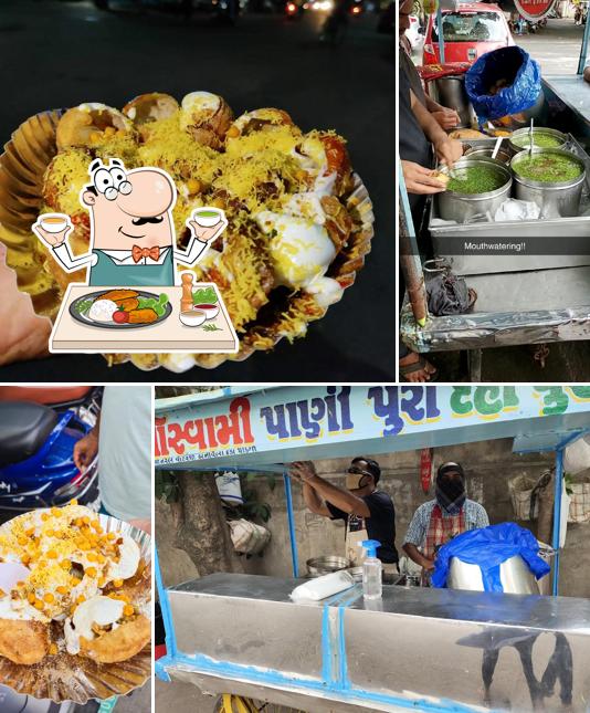 Food at Goswami Panipuri