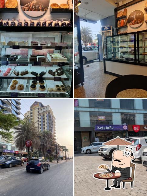 Among different things one can find exterior and interior at Zelebrae Pastries