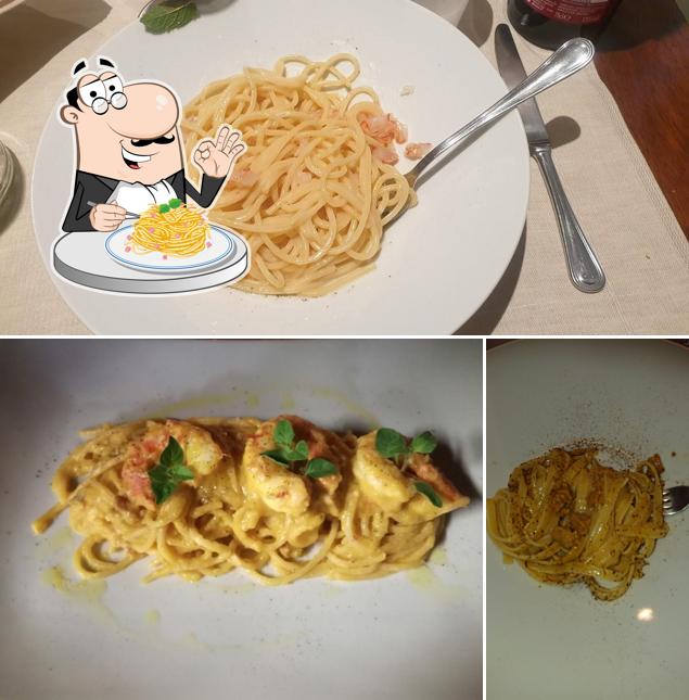 Spaghetti alla carbonara al Bistrot del Castello