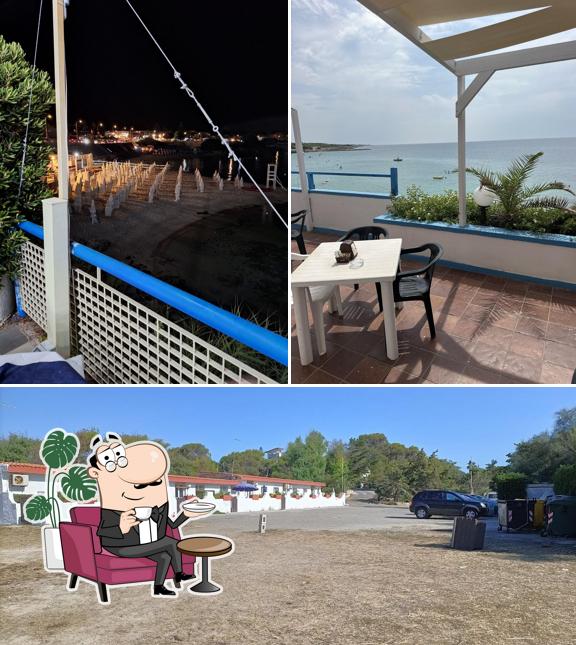 La interni e esterno del ristorante