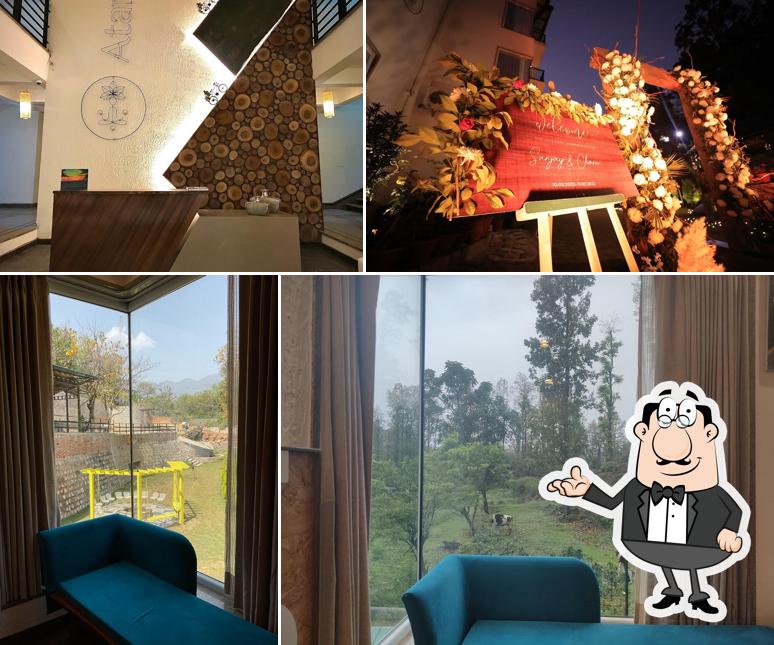 Take a seat at one of the tables at Ataraxia Crestmont Resorts & Spa - Resorts in Dehradun