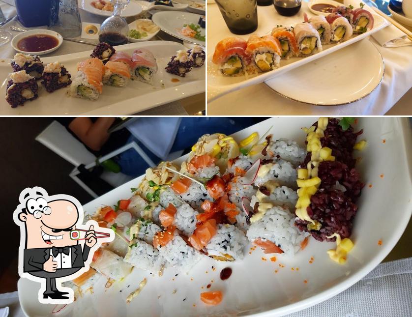 Prenditi le diverse opzioni di sushi