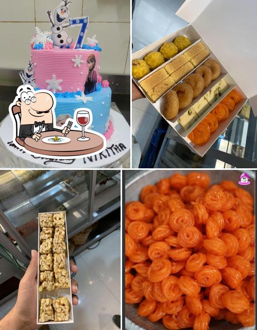 Food at Aswins Sweets & Snacks Bakery Chats