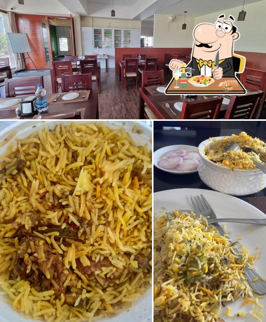 This is the photo showing food and interior at Lotus Paradise