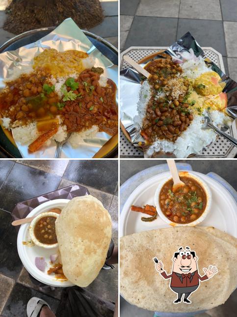 Food at Curry Culture - Chole Bhature