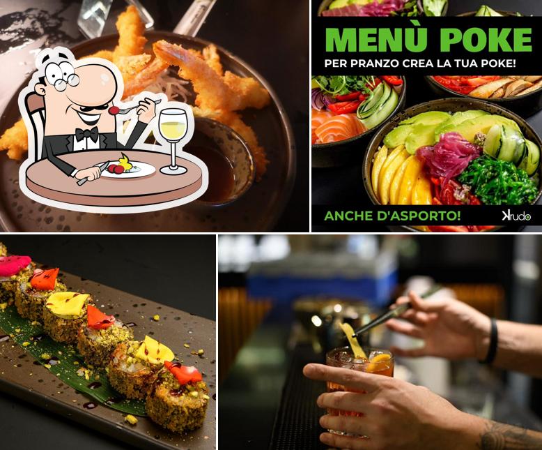 Platti al Krudo sushi fusion mixology