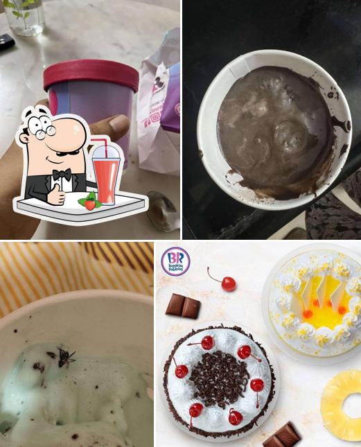 Enjoy a beverage at Baskin Robbins - Ice Cream Desserts