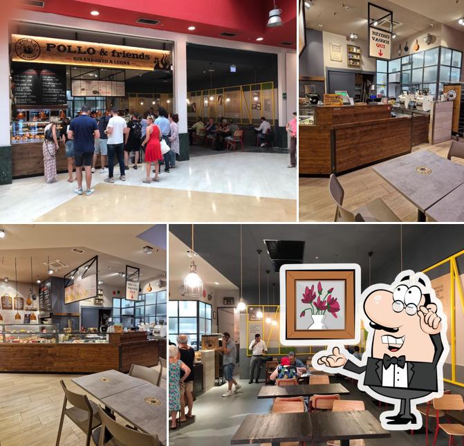 Gli interni di Pollo & Friends