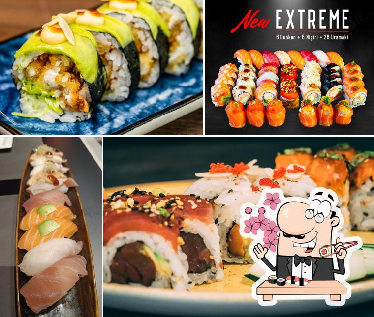 Ordina le varie opzioni di sushi
