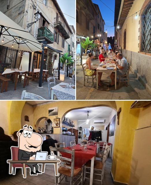 Gli interni di Risto Pizza Frate Leone
