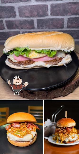 Sanduíche de carne de porco desfiada em Fabrica Do Lanche Botânico