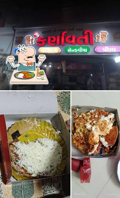 Food at Karnavati Dabeli