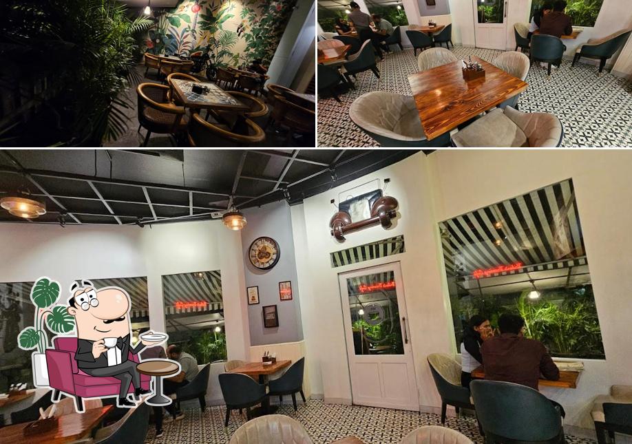 Check out how Biker's Brewing Café looks inside