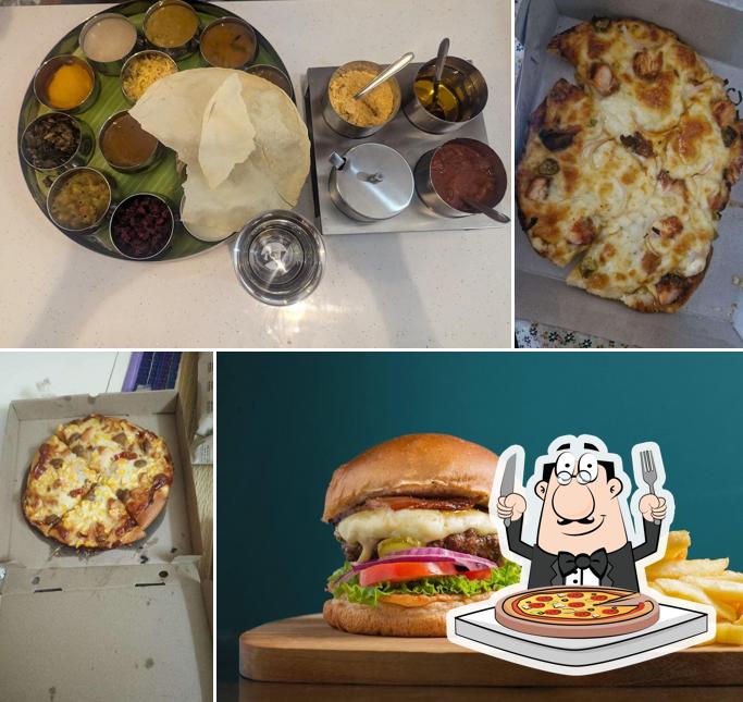 Pick pizza at Mr.Burger