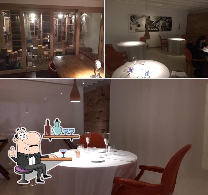 Gli interni di Antica Osteria Cera