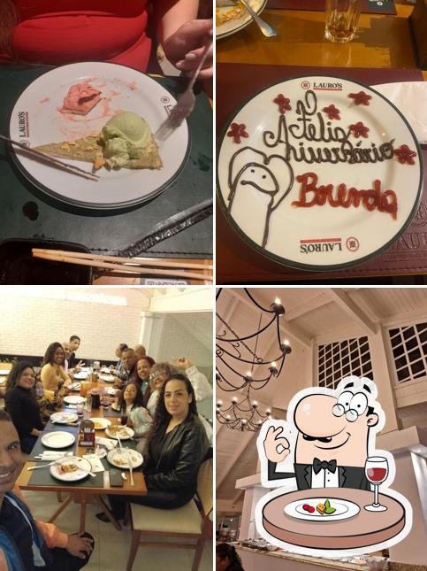 Entre diferentes coisas, comida e interior podem ser encontrados a Restaurante Lauro's Gastronomia