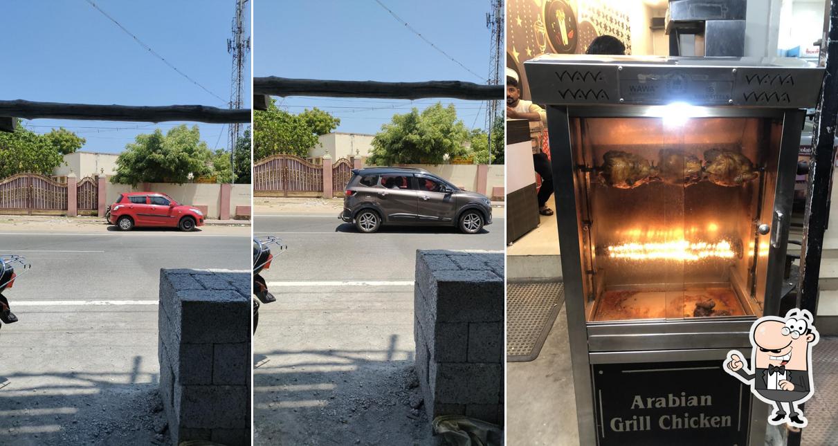 The exterior of Arabian Nitz Restaurant