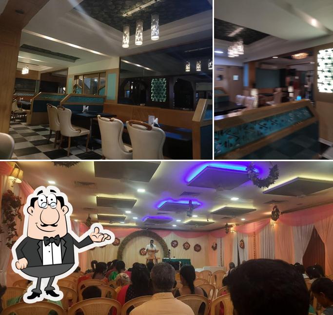 The interior of Hotel Aryaas Restaurant