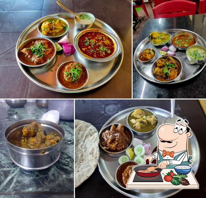 Chicken curry at Hotel Malhar