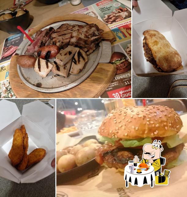 Panino con maiale stirato al Roadhouse Restaurant Ostia