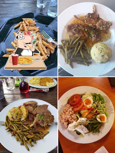 Patatine fritte al Berggasthof Oberhochmuthof