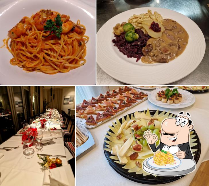 Spaghetti alla carbonara al Restaurant Soodmatte