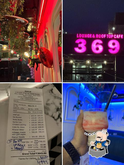 Food at 369 Lounge & Roof Top Cafe